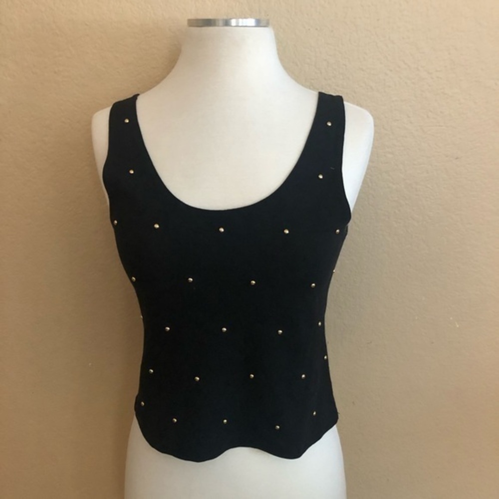 Express Cropped Beaded Tank Top‎
